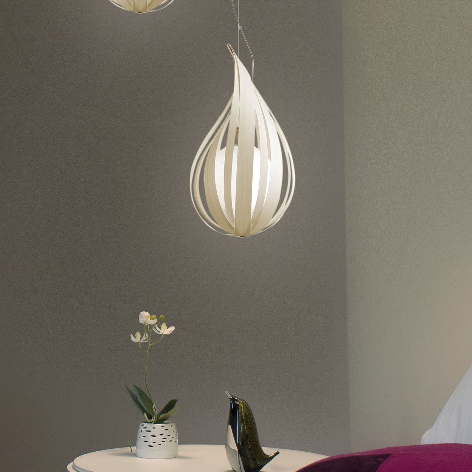LZF Lamps Lzf Raindrop mediana en diseño de madera – Lámpara colgante — imagen 3