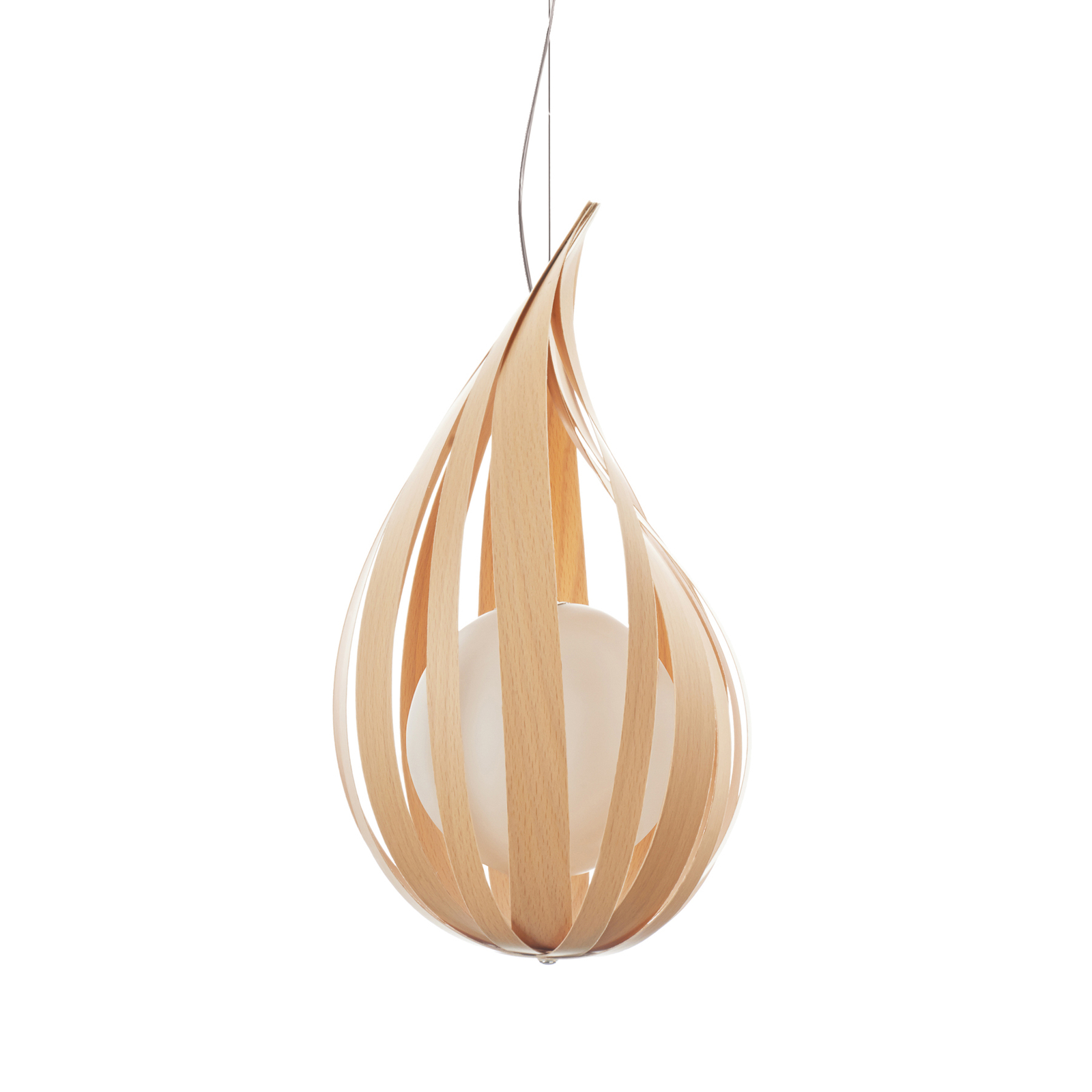 LZF Lamps Lzf Raindrop mediana en diseño de madera – Lámpara colgante — imagen 5