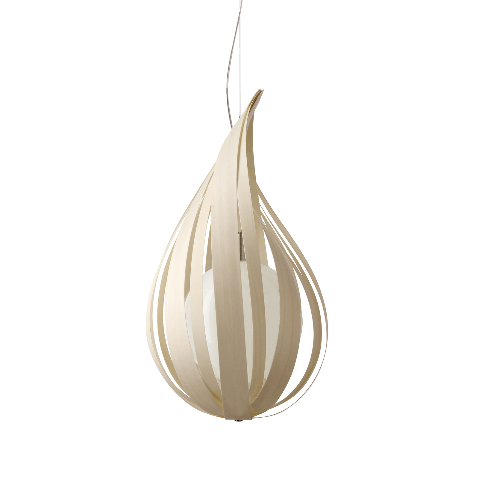 LZF Lamps Lzf Raindrop mediana en diseño de madera – Lámpara colgante