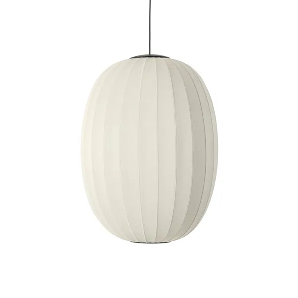 Colgante Alto/ovalado Lámpara Colgante a de 65 mm con LED Blanco Perla