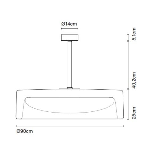 Marset Ringo 90 Fixed Stem – Lámpara colgante — imagen 5