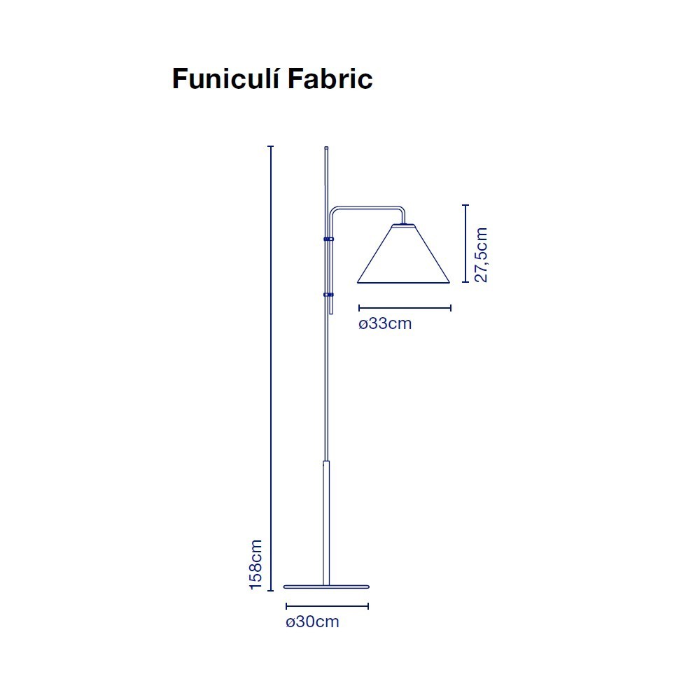 Marset Funiculí Fabric – Lámpara pie — imagen 6