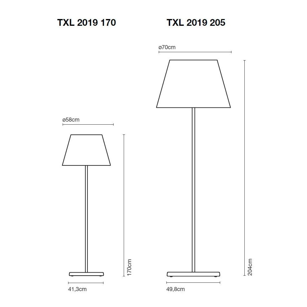 Marset Txl Outdoor – Lámpara pie — imagen 8