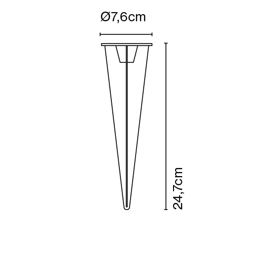 Marset Ginger luz de pedestal/sobremuro Led – Baliza — imagen 3