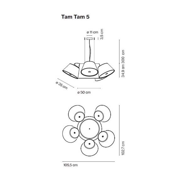 Marset Tam Tam 5 Pantalla Central — imagen 3