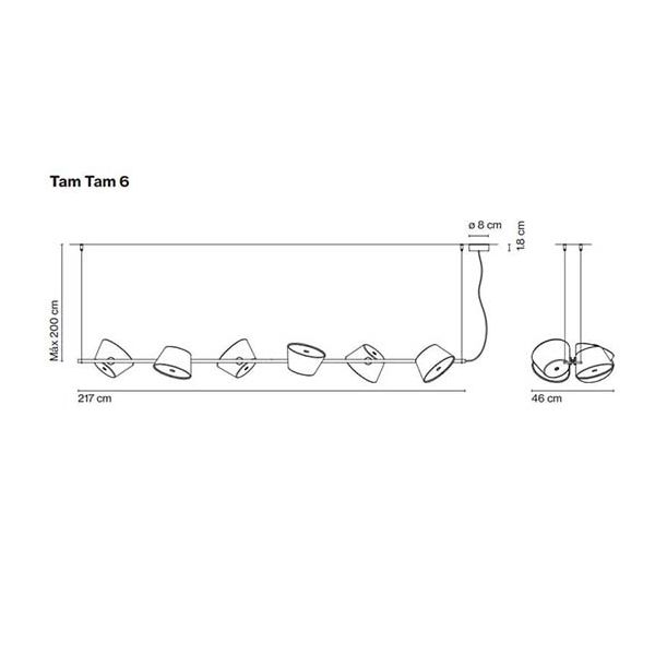 Marset Tam Tam 6 Estructura — imagen 3