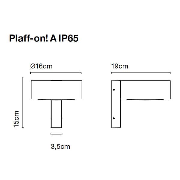 Marset Plaff on! A – Aplique de pared — imagen 2