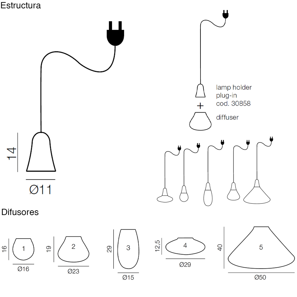 Martinelli Luce Ciulifruli Outdoor – Lámpara suspensión — imagen 7