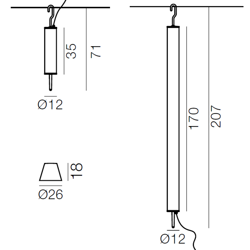 Martinelli Luce Pistillo outdoor – Lámpara suspensión — imagen 7
