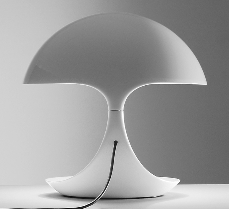 Martinelli Luce Cobra, blanca, H40cm - Martinelli-Luce – Lámpara de mesa — imagen 7