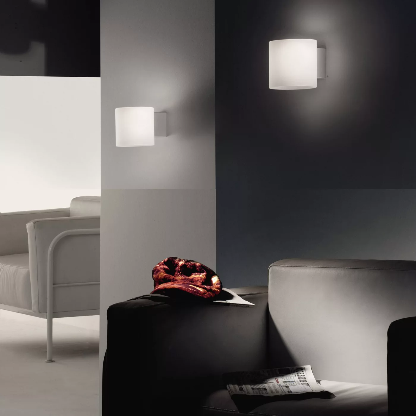Martinelli Luce Tube/V, ø10 cm – Lámpara de pared — imagen 3