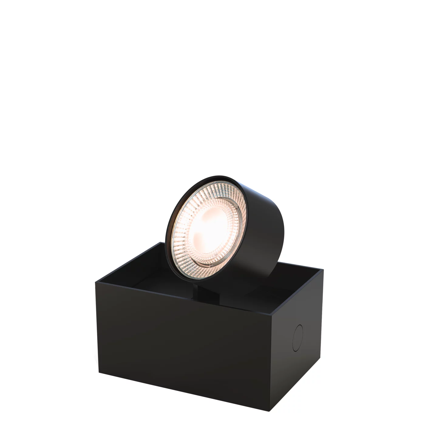 Mawa Wittenberg 4.0 Druff, lámpara de sobremesa LED negro mate - 2.700 K