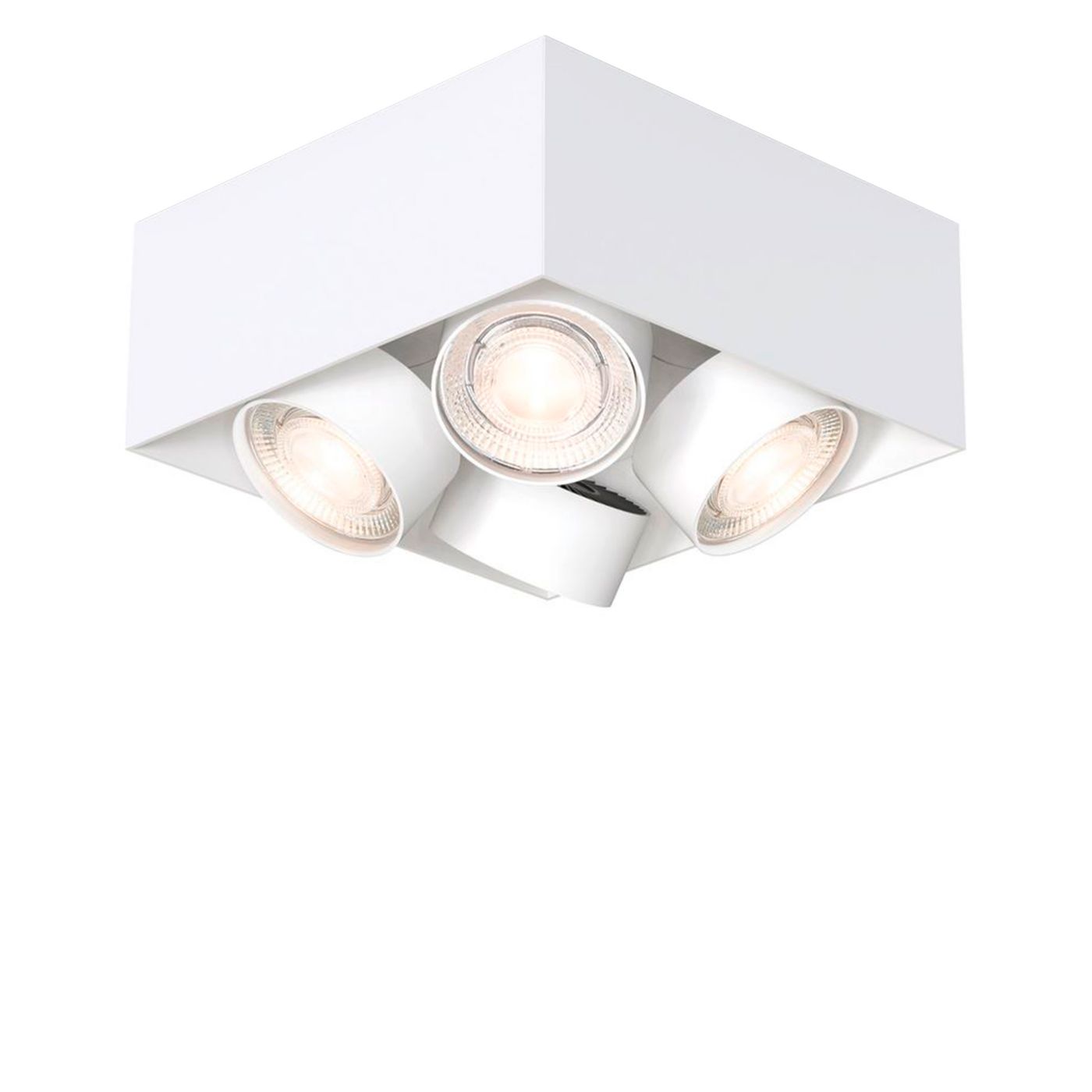 Mawa Wittenberg 4.0, 4 focos - cabeza empotrados - cuadrado – Lámpara de techo led — imagen 5