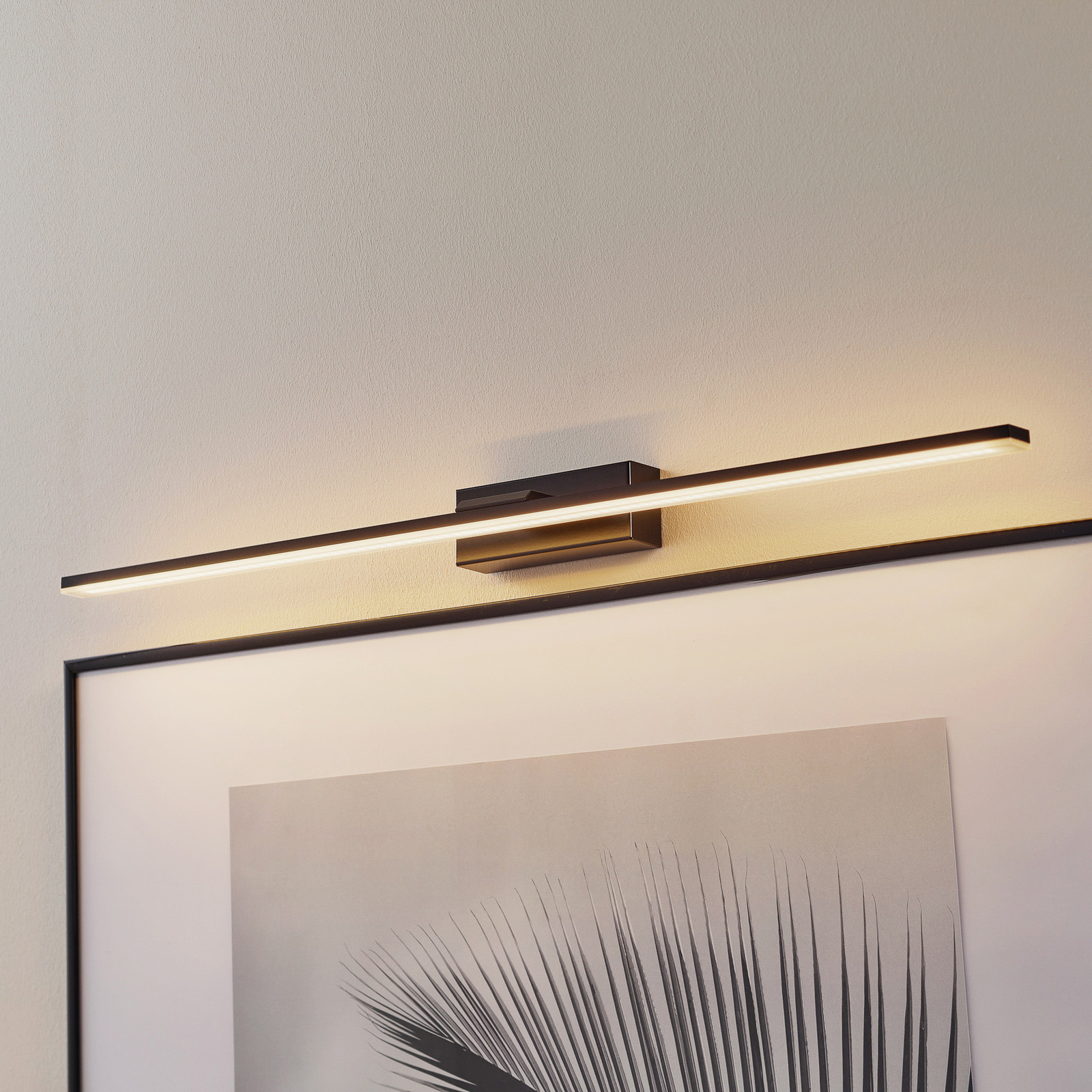 MCJ Miroir Espejo/Cuadros 80 cm negro – Aplique de pared led