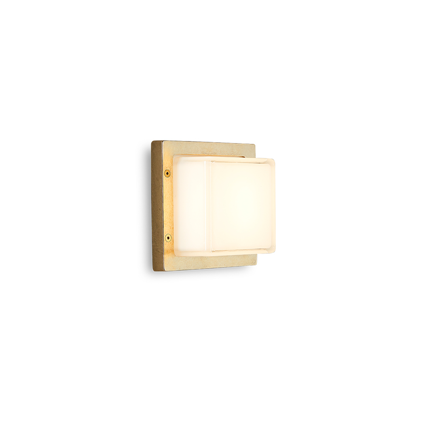 Moretti Luce Ice Cubic 3403 de latón – Aplique de exterior led — imagen 3