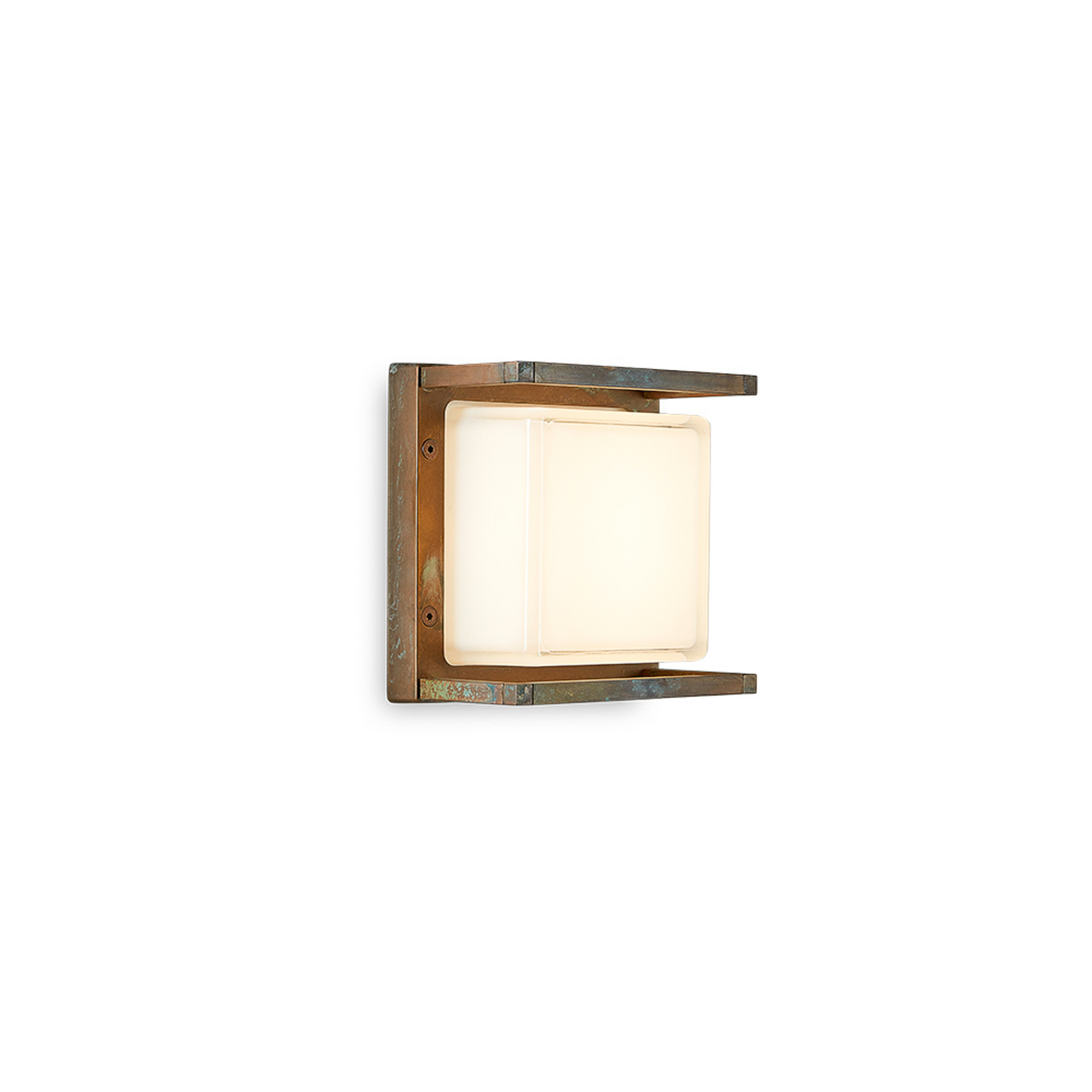 Aplique de exterior LED Ice Cubic 3405 de latón