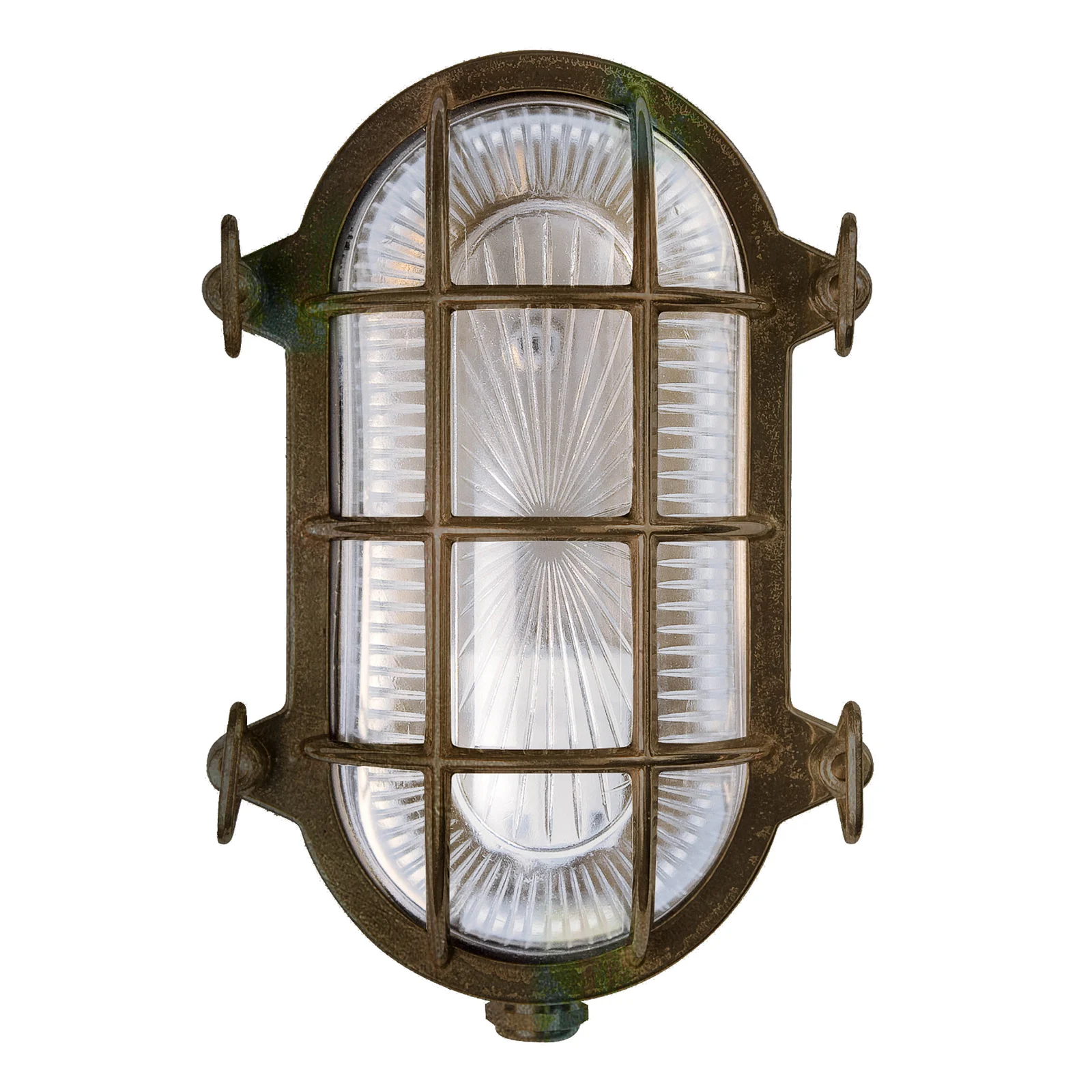 Moretti Luce Tortuga oval 22,5cm de latón – Aplique de pared — imagen 5