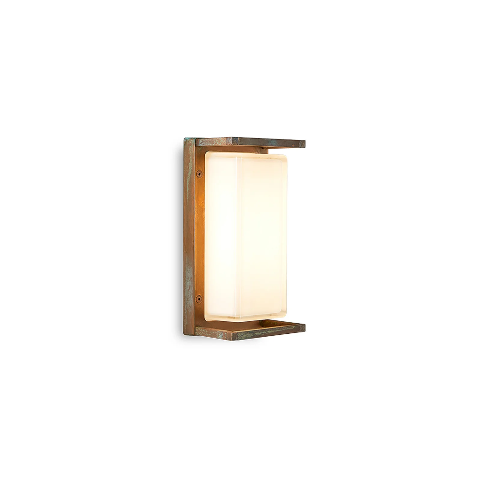 Moretti Luce Ice Cubic 3412 de latón y cristal – Aplique para exterior — imagen 5