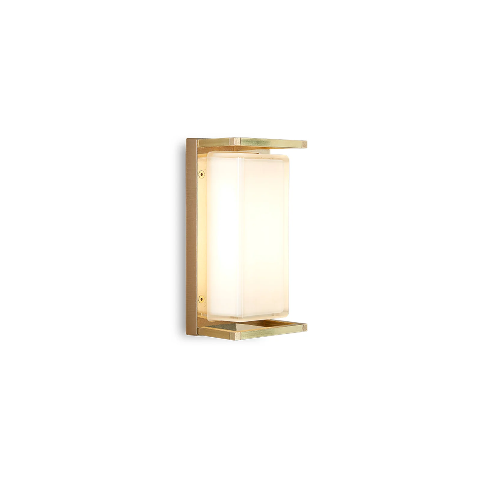 Moretti Luce Ice Cubic 3412 de latón y cristal – Aplique para exterior — imagen 6