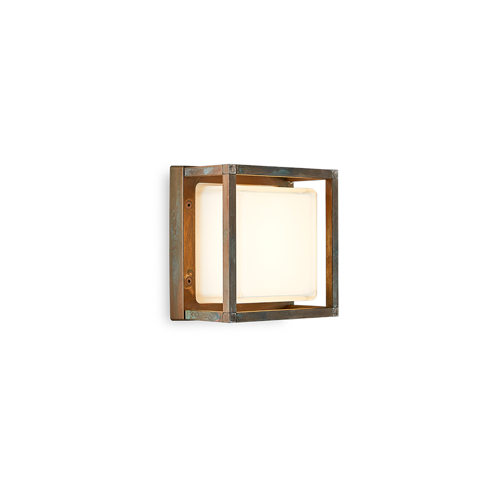 Aplique para exterior LED Ice Cubic 3404 de latón