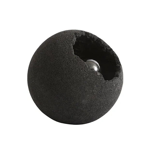 Crust Lámpara de Pie Negro Mate