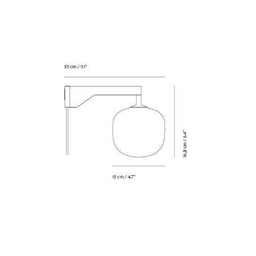Muuto Rime Wall Lamp – Aplique — imagen 4