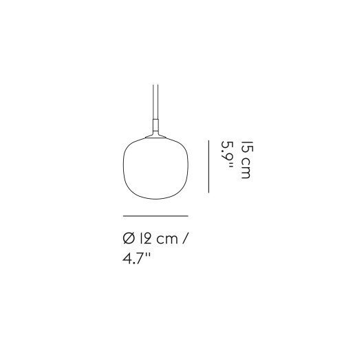 Muuto Rime pendant lamp 12 cm – Lámpara colgante — imagen 7