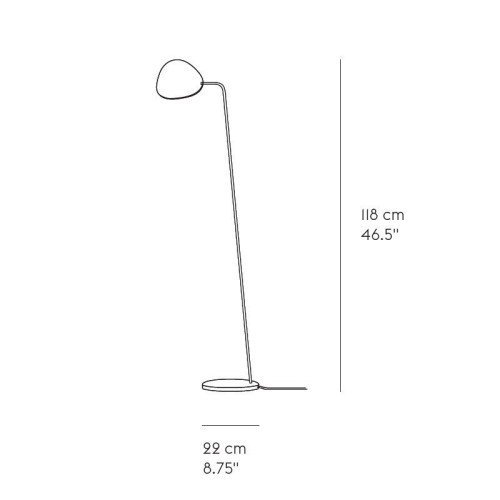 Muuto Leaf Floor Lamp – Lámpara de pie — imagen 3