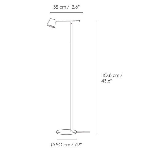 Muuto Tip Floor Lamp – Lámpara de pie — imagen 3