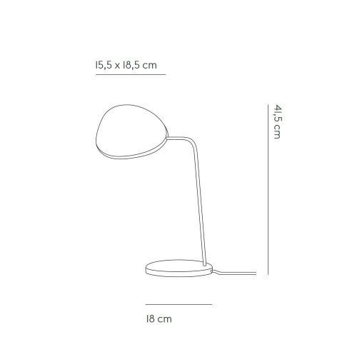 Muuto Leaf Table Lamp – Lámpara de sobremesa — imagen 3