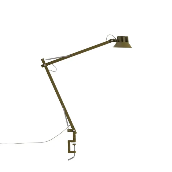 Dedicate L2 Lámpara de Mesa Con Clip Marrón Verde
