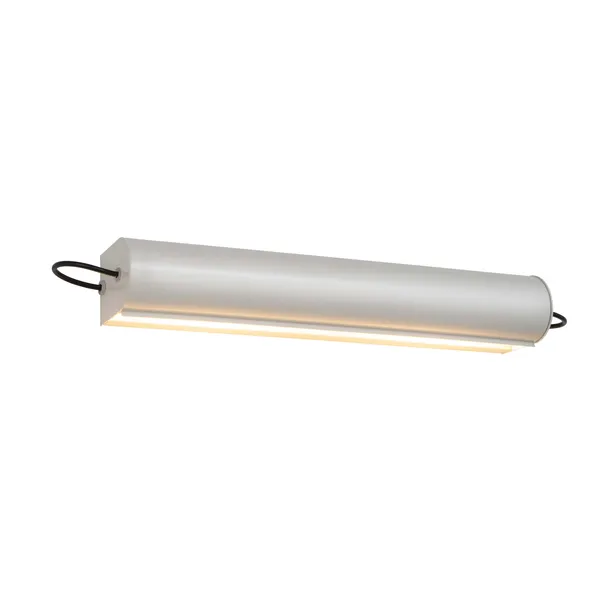 Aplique Cylindrique Longue Lámpara de Pared Blanco Lavado
