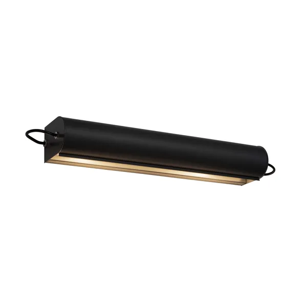 Aplique Cylindrique Longue Lámpara de Pared Gris Antracita