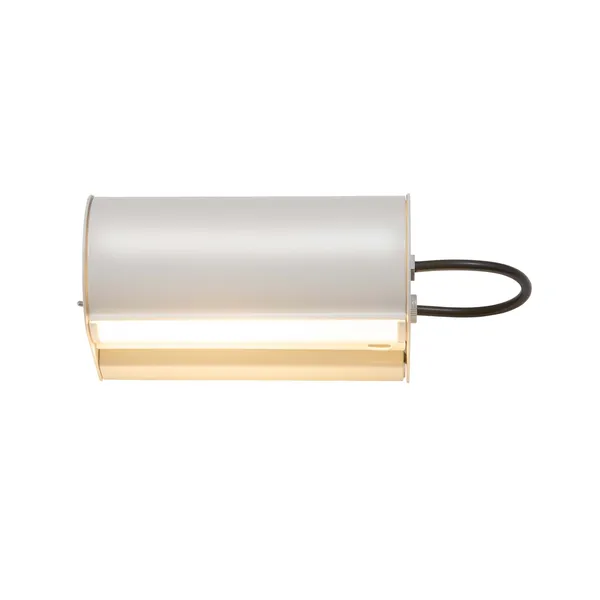 Aplique Cylindrique Petite Lámpara de Pared Blanco Lavado