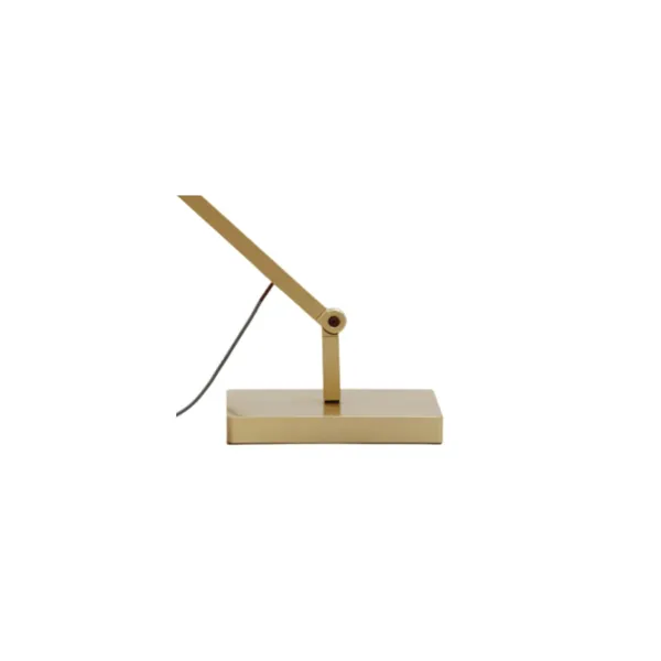 Base de Lámpara de mesa sin título, color oro.