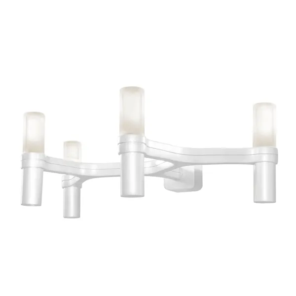Crown 4 Lámpara de Pared Blanco
