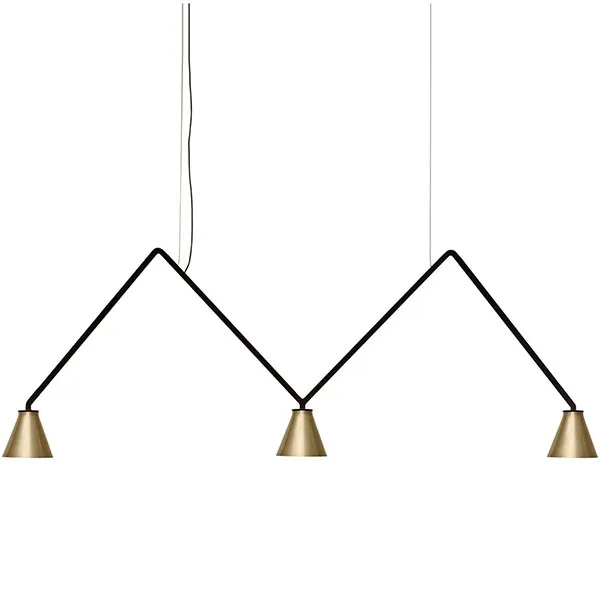 Dabliu Globo Lámpara Colgante Negro/Blanco 2700K
