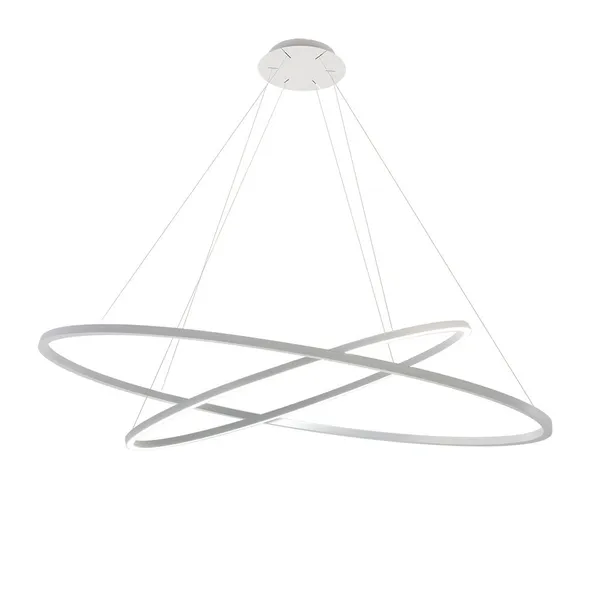 Ellisse Doble Lámpara Colgante Blanco 3000K