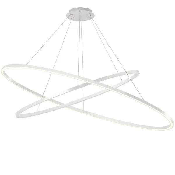 Ellisse Doble Mega Lámpara Colgante Blanco 2700K