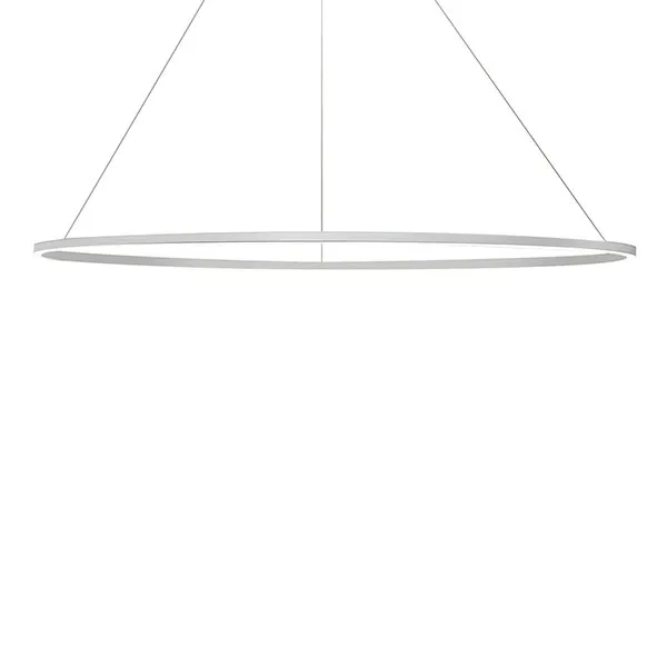 Ellisse Major Lámpara Colgante Oval Blanco Downlight 2700k