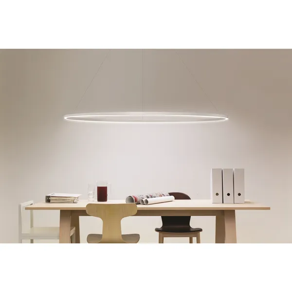 Nemo Ellisse Major Oval Negro/ Blanco Downlight 3000k – Lámpara colgante — imagen 4