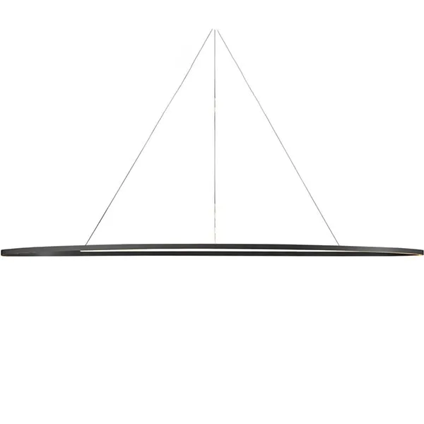 Ellisse Mega Lámpara Colgante Ovalado Negro/ Blanco Uplight 2700k