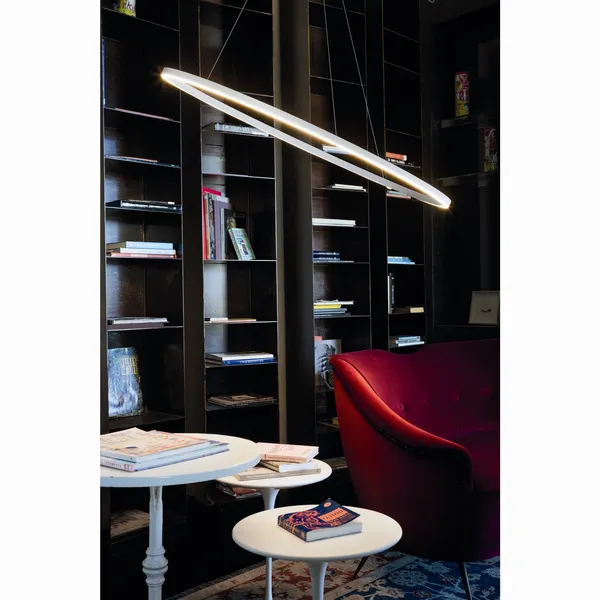 Nemo Ellisse Minor Oval Blanco Downlight 3000k – Lámpara colgante — imagen 2