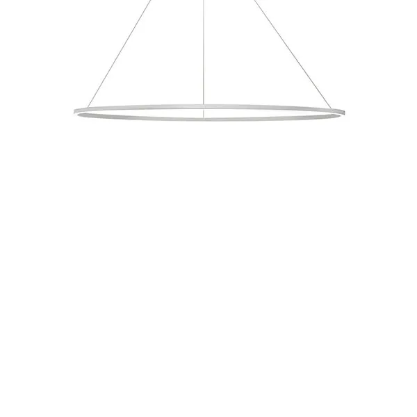 Ellisse Minor Lámpara Colgante Oval Blanco Downlight 3000k