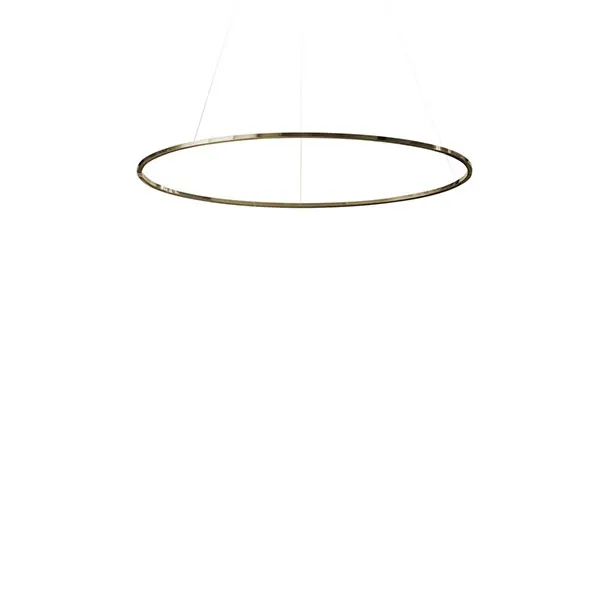 Ellisse Minor Lámpara Colgante Oval Oro Pulido/ Blanco Uplight 2700k