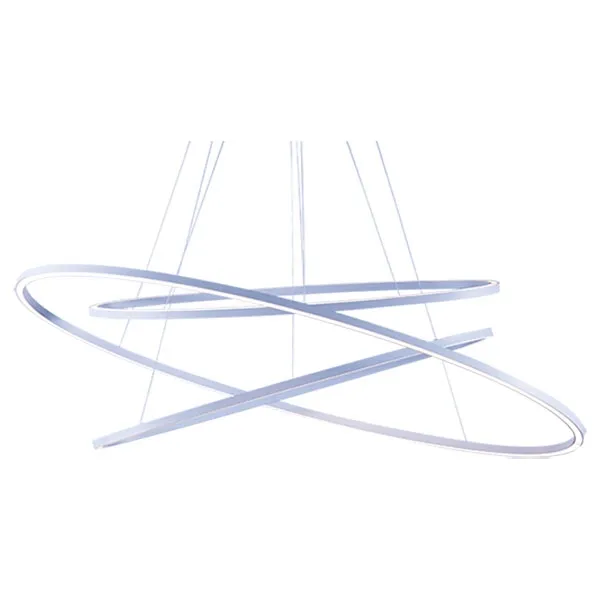 Ellisse Triple Lámpara Colgante Blanco 2700K