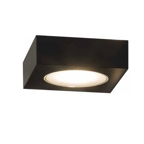 Fix Doble Lámpara de Pared Luz Arriba/abajo Negro Mate