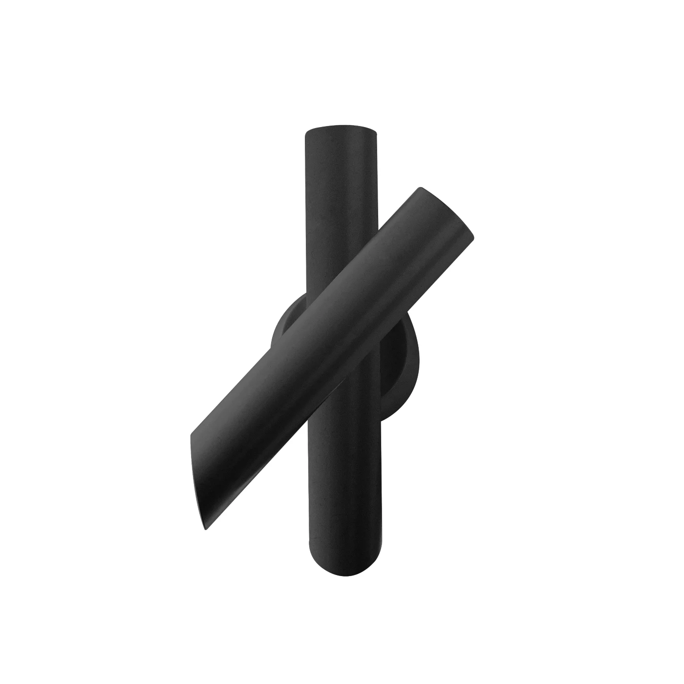 Nemo Tubes, lámpara de pared LED negro - 23 cm