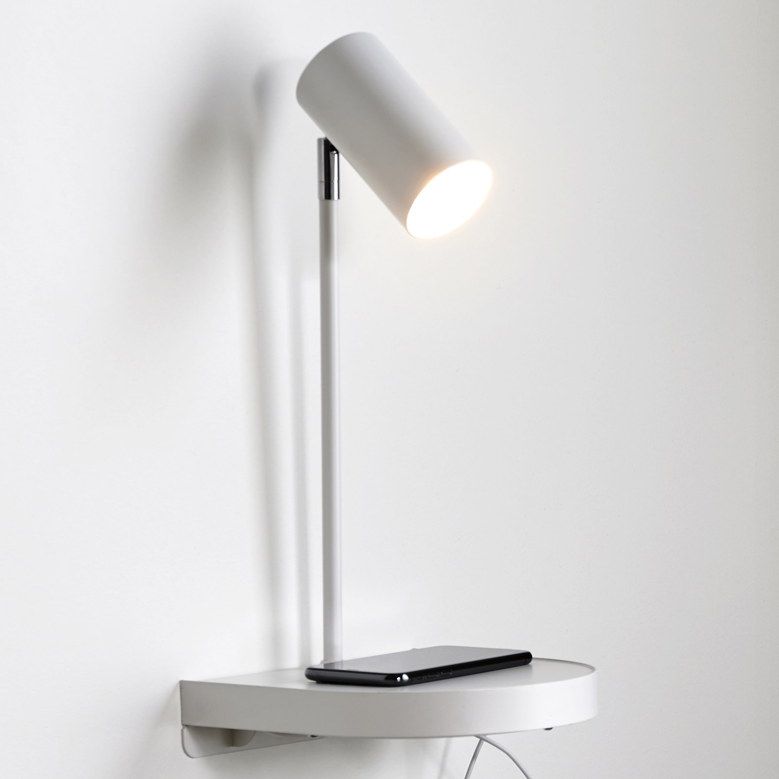Nordlux Cody, con repisa y conexión Usb – Aplique de pared — imagen 3