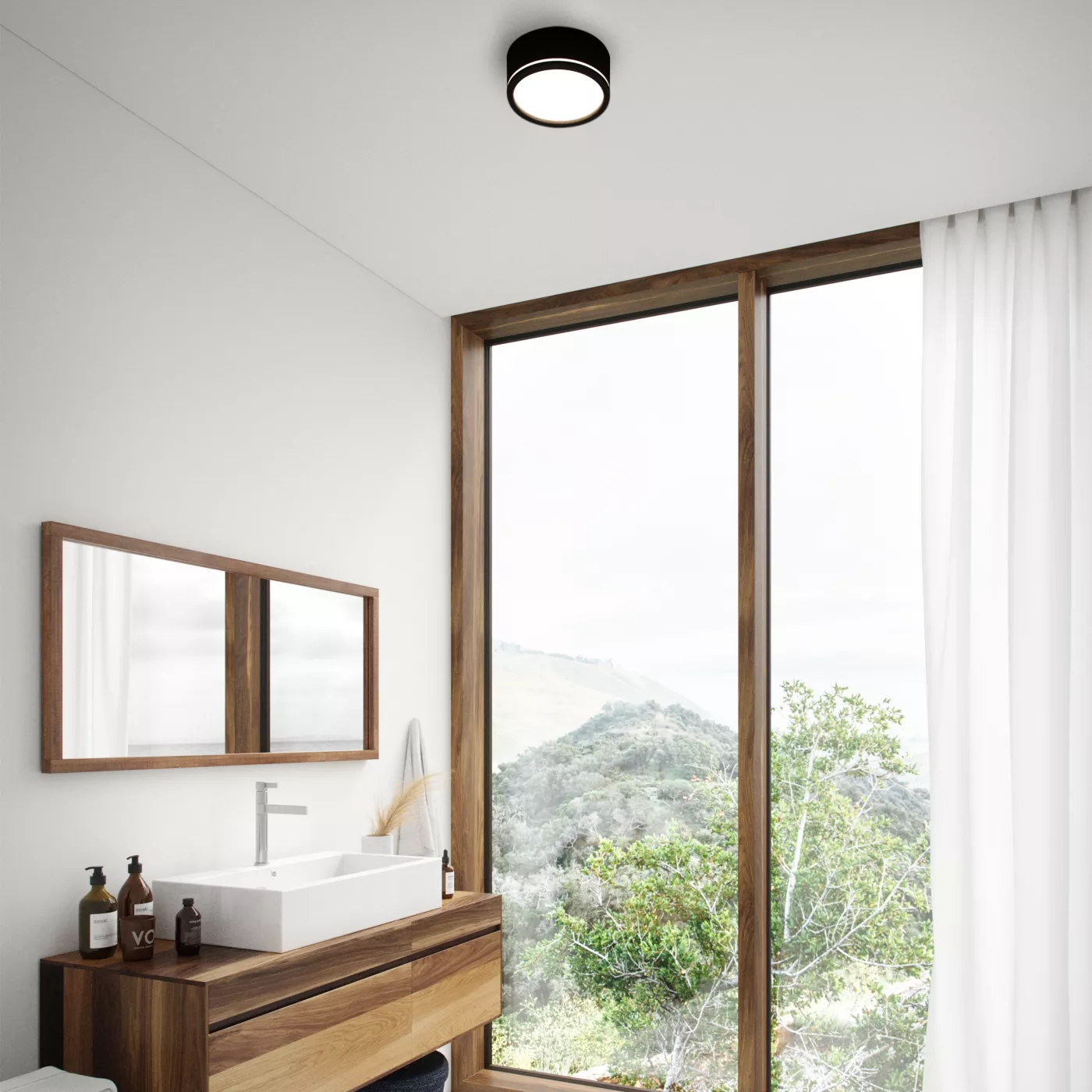 Nordlux Ava Smart, negro – Lámpara de techo led — imagen 6